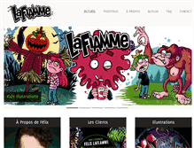 Tablet Screenshot of felixlaflamme.com
